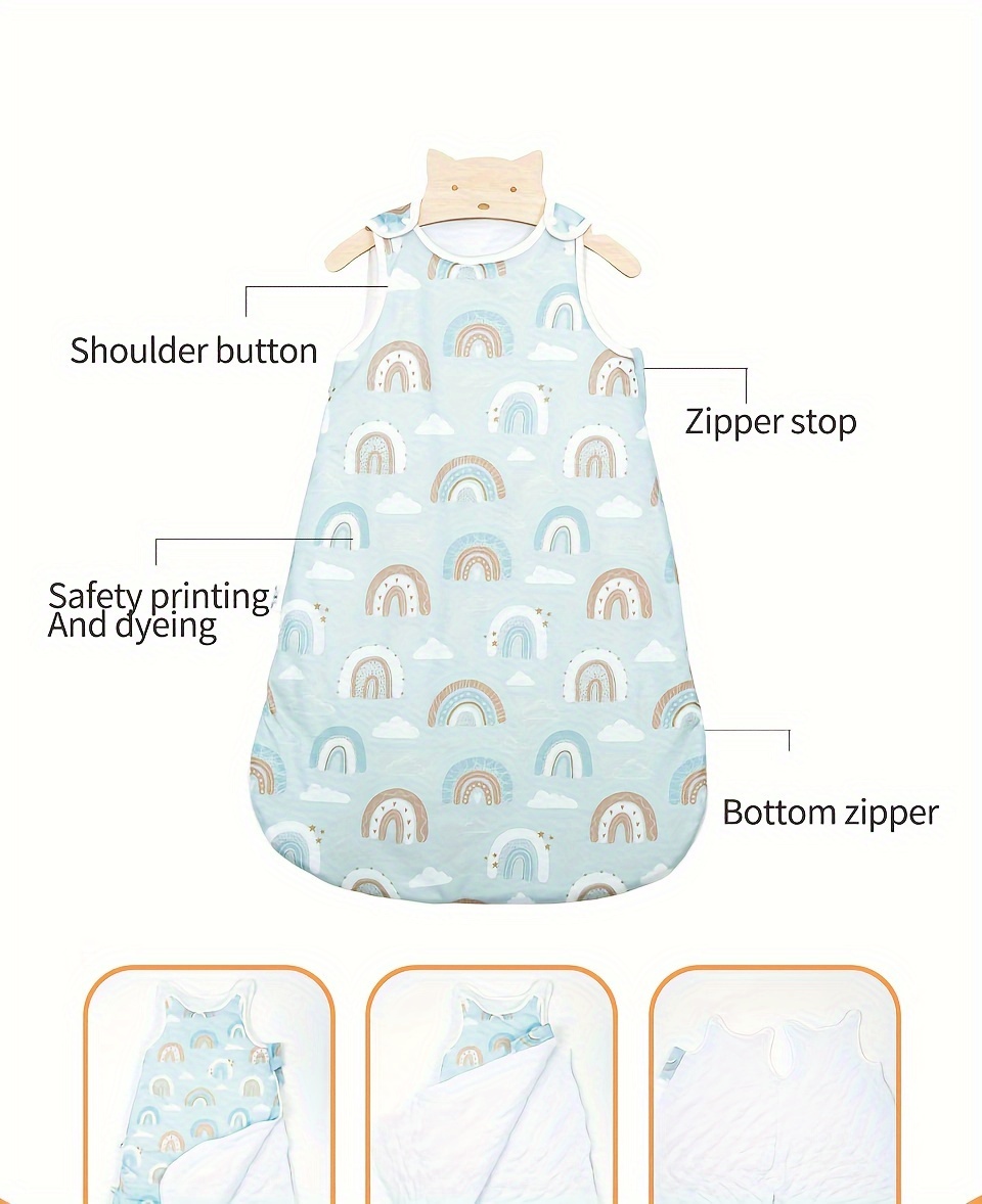   polyester sleeveless sleeping sack thick vest warm cover christmas halloween gift details 5