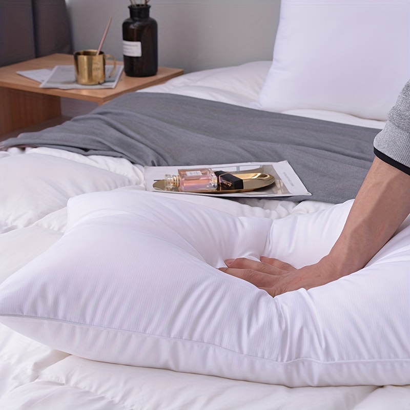 1pc Cuscino Bianco Puro per Hotel Disponibile in Due Stili: - Temu Italy