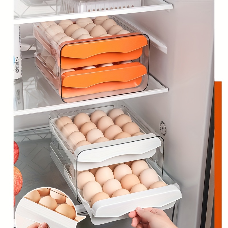 Egg Fish Storage Box Container Keep Eggs Fresh Refrigerator Organizer  Kitchen Dumplings Storage Containers From Copy02, $18.72