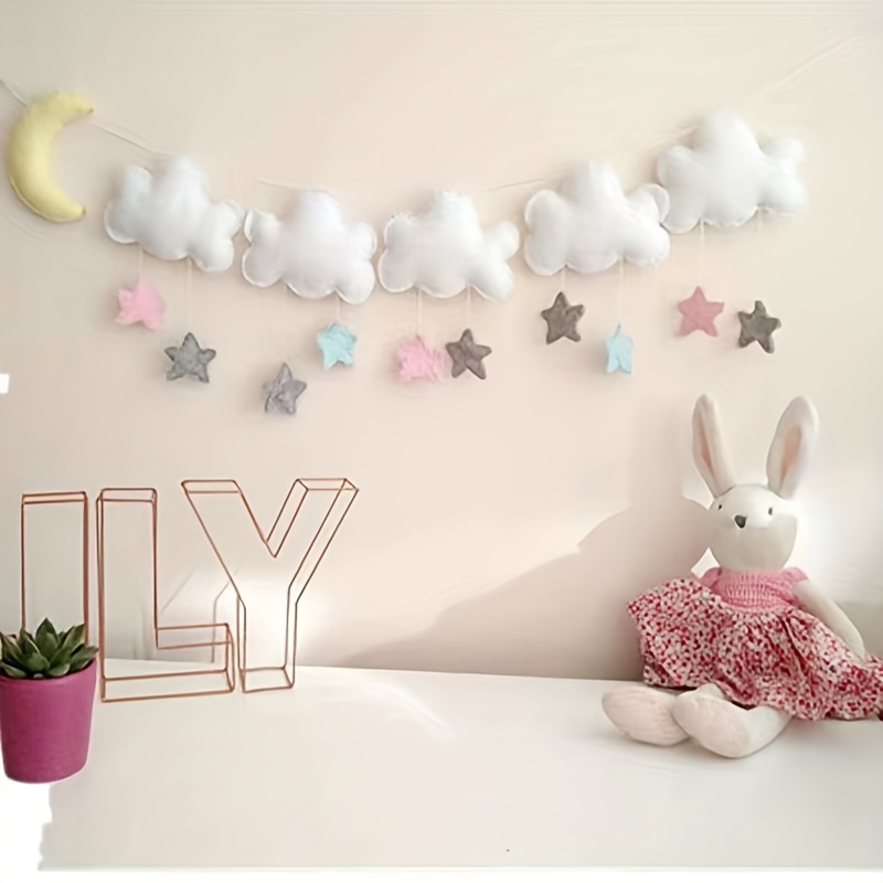 Artificial Cloud Props Imitation 3D Cloud Hanging Decorations Cloud Shape  Room DIY Decorative Hanging Ornament for Stage Wedding Party Stage Show