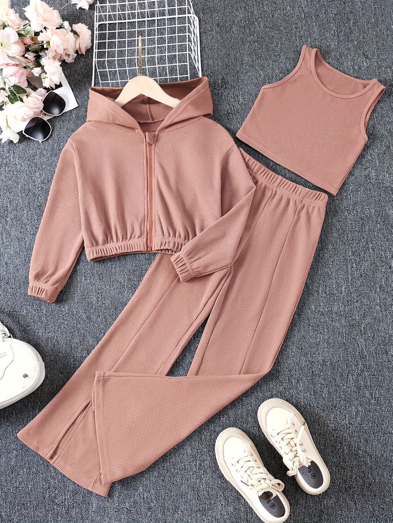 Women's Solid Color Sweat Absorbing Side Half Zipped Flare - Temu