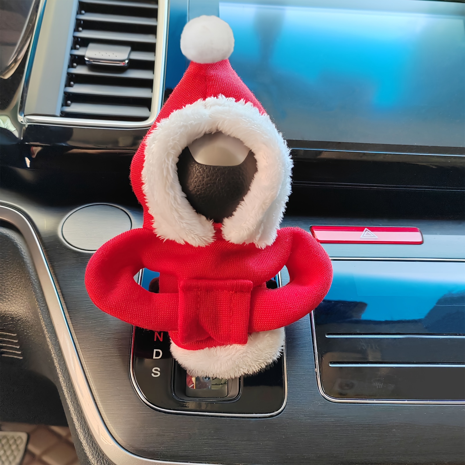 1 Stück Mini Weihnachtsmann Hoodie Für Auto Schalthebel - Temu Germany