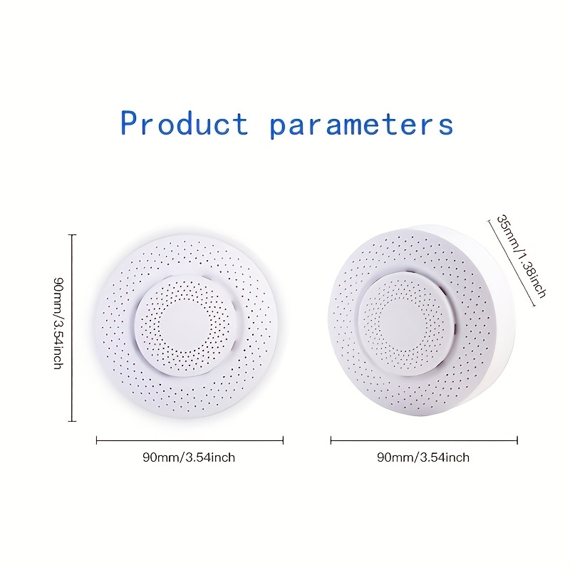 1pc 13 En 1 Tuya Smart APP WIFI Détecteur De Qualité De L'air, CO2, PM2.5,  Formaldéhyde, Moniteur TVOC, Testeur De Qualité De L'air Intérieur - Temu  France