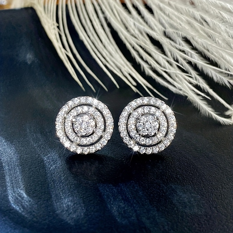 CZ Stud Earrings - April Birthstone - Nickel Free - Durable - Sparkling