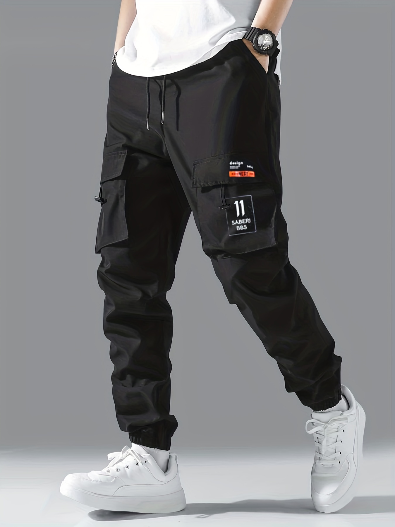 Pantalones Joggers Tipo Cargo Estampado new Version Hombre - Temu