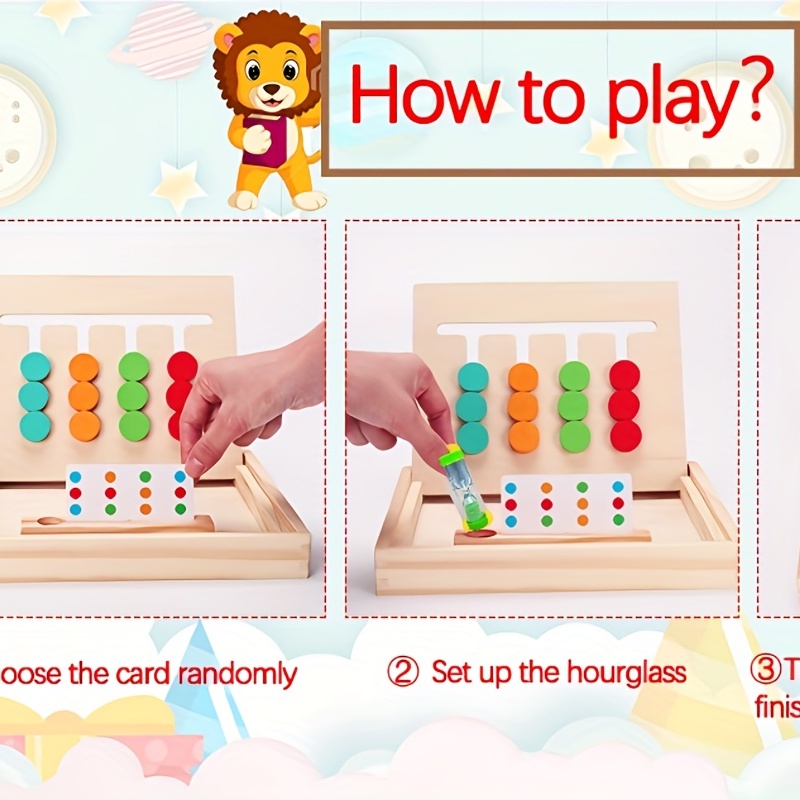 Juguetes educativos para niños de 6 años de edad, juego de lógica