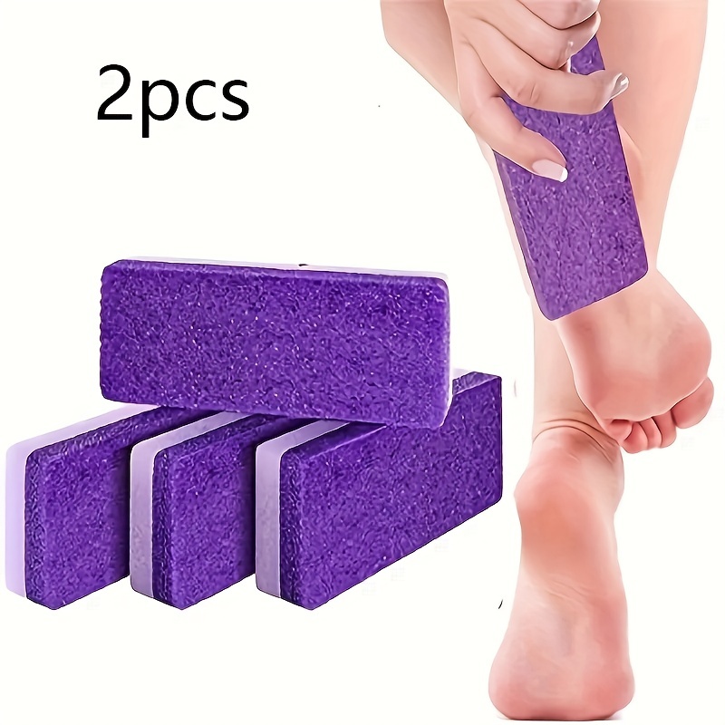 4 PACK Foot Pumice Stone Sponge for Feet Hard Skin Callus Remover and  Scrubber