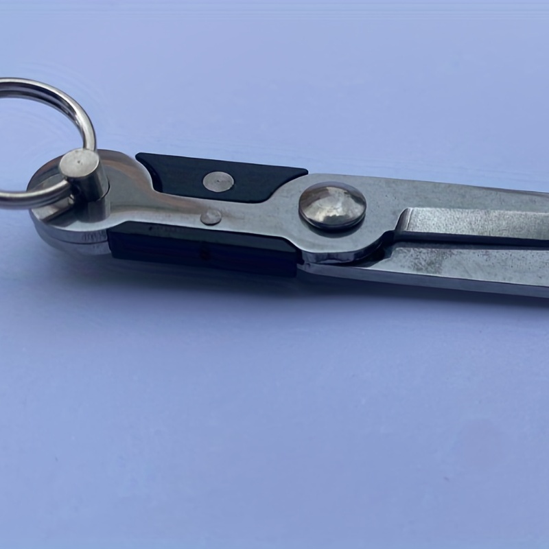 Mini Pocket Tool Keychain Cutter Spring Gear Scissors Outdoor Camp