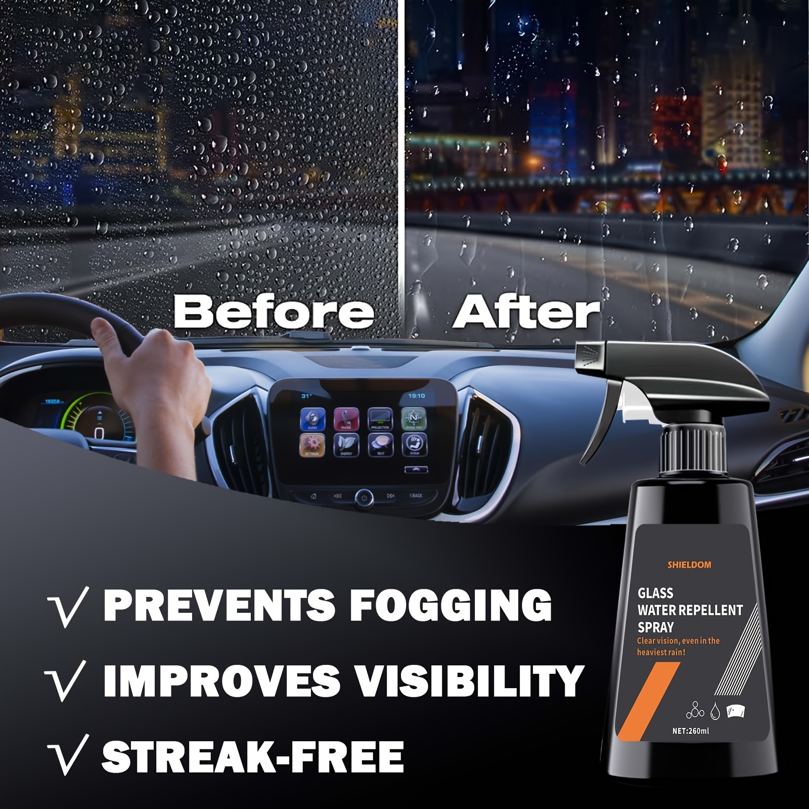 Water Repellent Spray Long lasting Rainproof Agent Car - Temu Canada