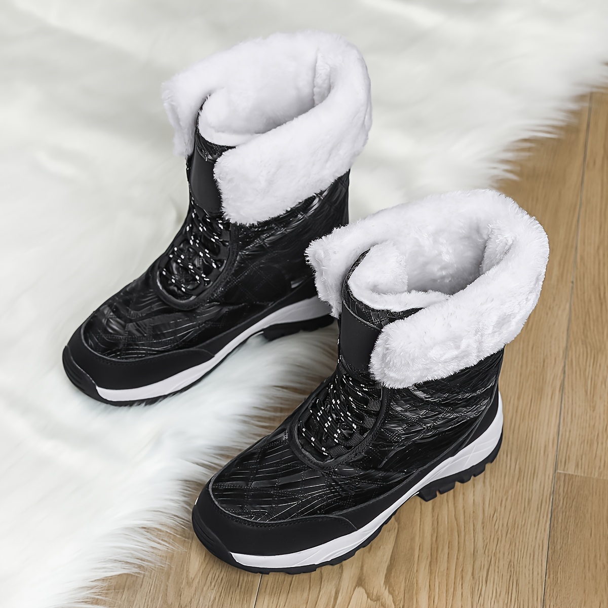 Botines De Mujer Zapatos De Plataforma Botas Invierno Calzado Para Nieve Y  Agua