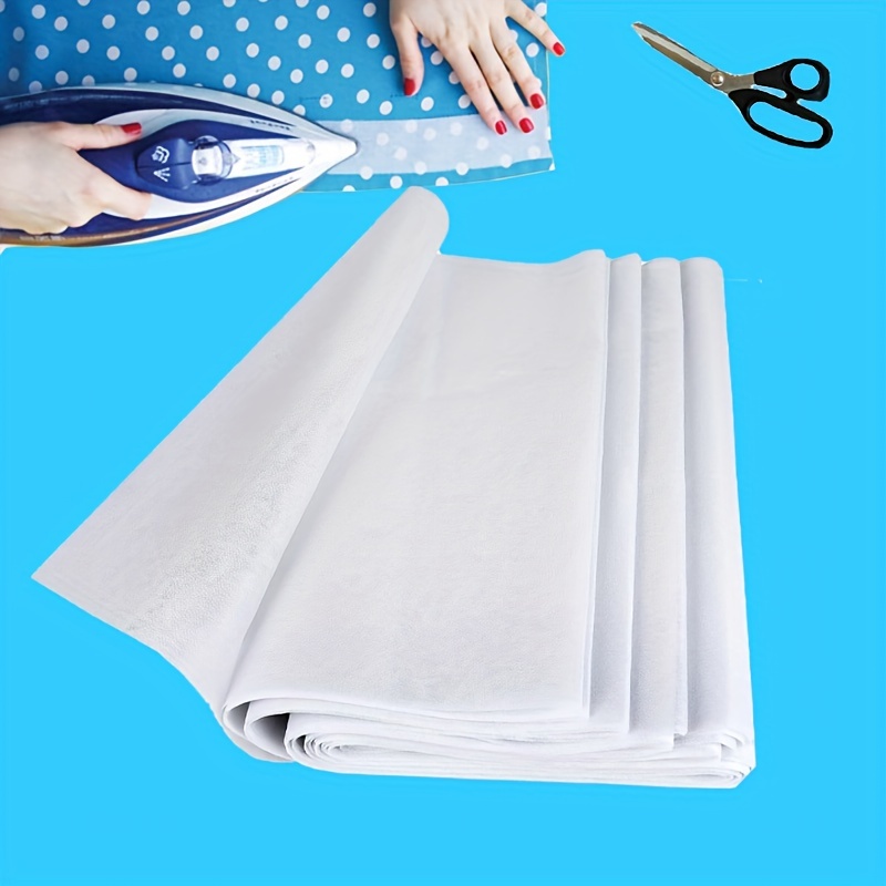 

1pc Iron-on Fusible Interfacing For Sewing Light Weight/medium Apparel Interfacing 39inch X 78.7inch Polyester Single-sided Interfacing For Crafts, Bags, Home Decoration, Diy Crafts Supplies