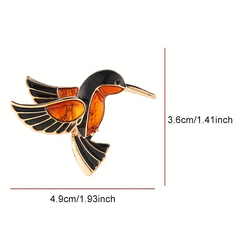 Creative New Animal Hummingbird Brooch, Men's Clothing Brooch,$1.49,Temu
