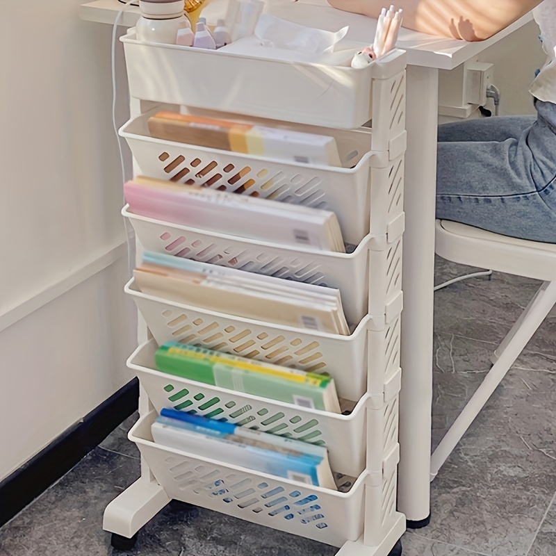 Simple Storage Basket Under Shelf Multifunctional Office - Temu