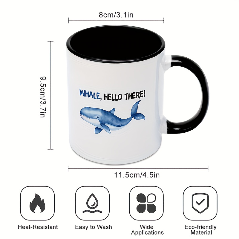 Mermaid Coffee Mug With Fish Tail Handle Ceramic Coffee Cups - Temu