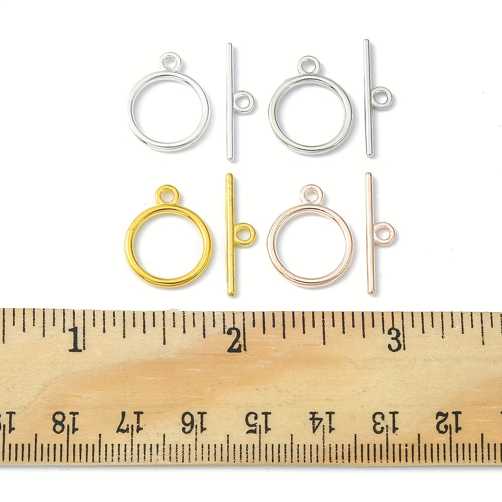 40 Sets Clasps for Jewelry Making Alloy Bracelet Clasps Toggle Clasps for  Jewelry Making OT Buckle Bracelet Necklace Accessories for DIY Bracelet