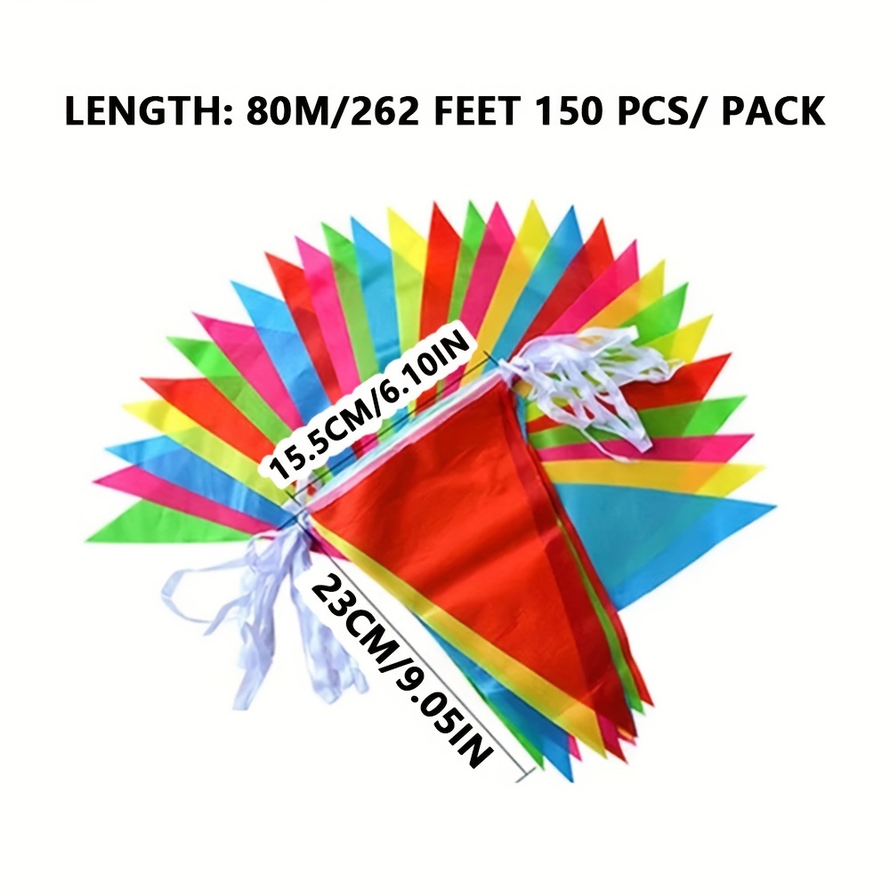 Rainbow Festive Pennant String