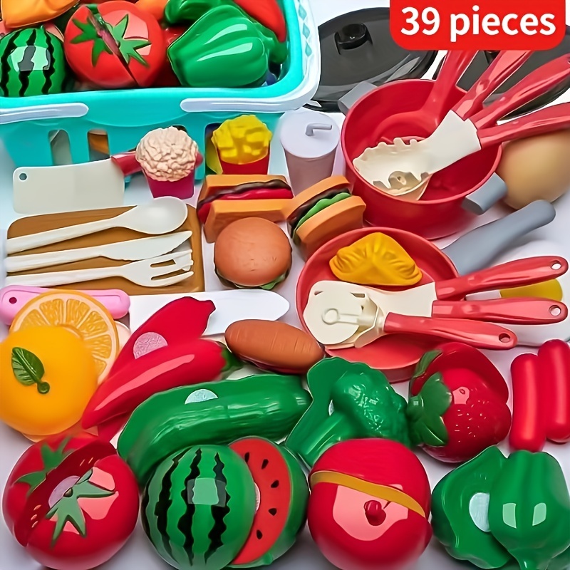 16pcs bpa free taglio di plastica gioco cibo giocattolo bambini tagliabili  frutta verdura set con coltelli e tagliere e piatti (coltello colore  casuale) Solo 10,49 € PatPat FR Cellulare