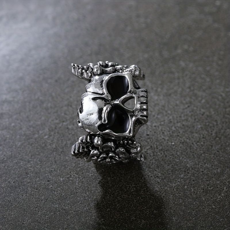 Gothic hot sale biker rings