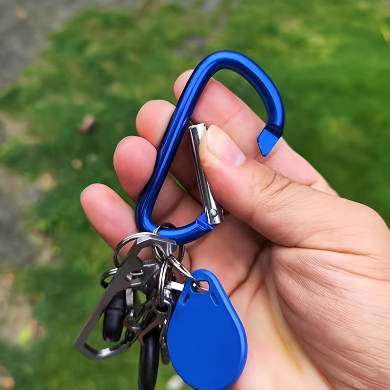 D shaped Aluminum Alloy Keychain Mini Large Buckle Colorful - Temu