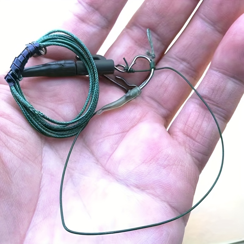 Leadcore Fishingcarp Fishing Leader Rigs With Barbed Hooks