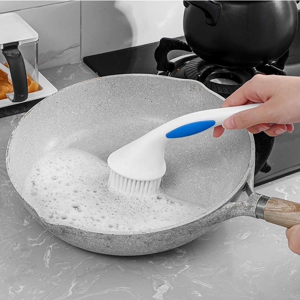 Multifunctional Tool Kitchen Cleaning Brush Wooden Handle Dish