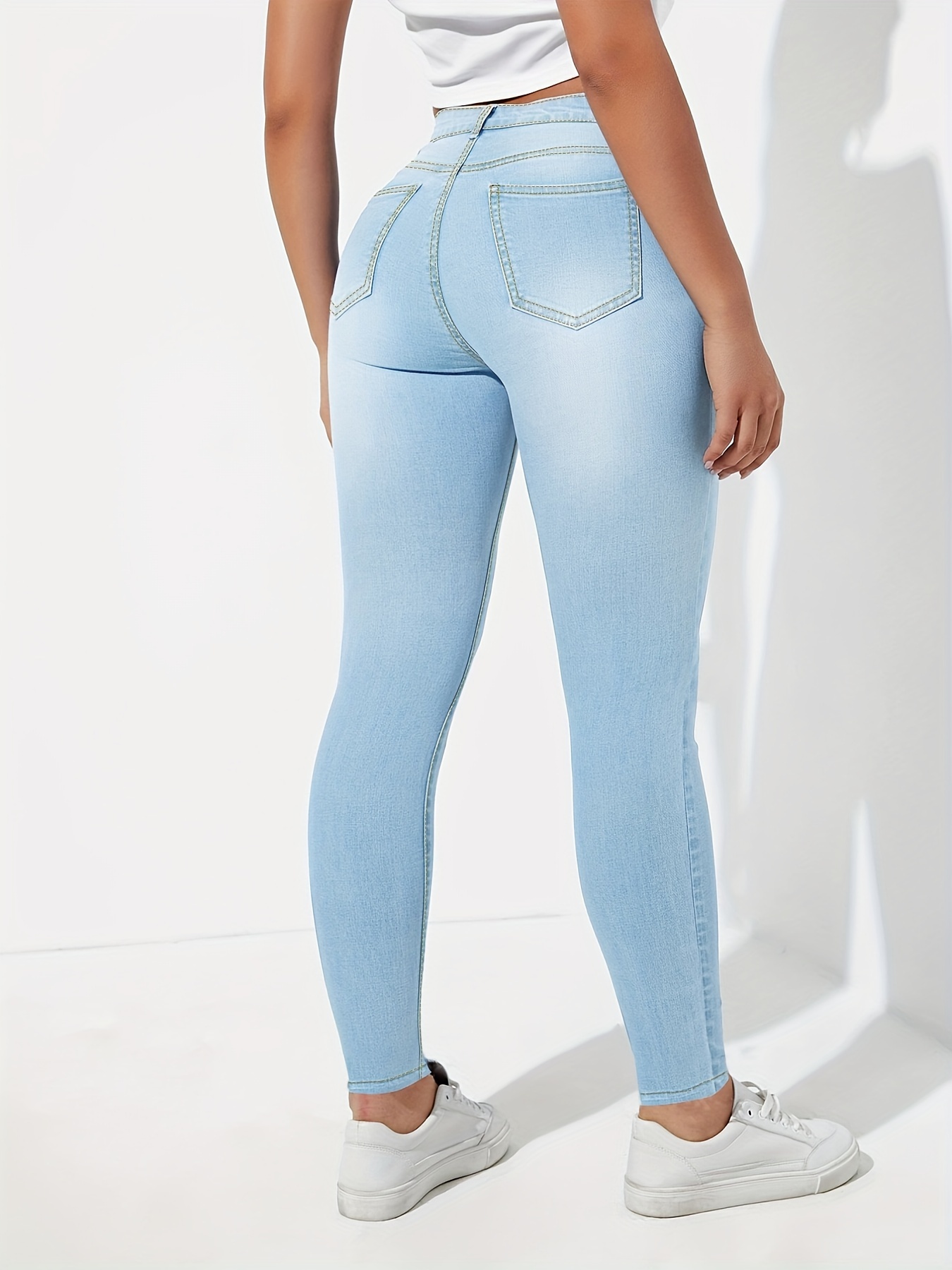 PacSun Perfect Blue Super High Waisted Jeggings