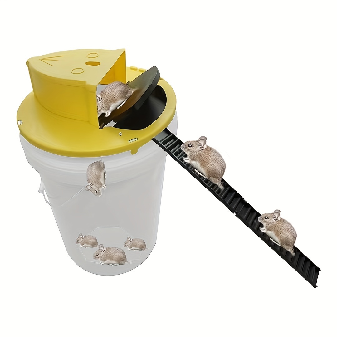 Mouse Trap Bucket Multi catch Auto reset Humane Or Lethal - Temu