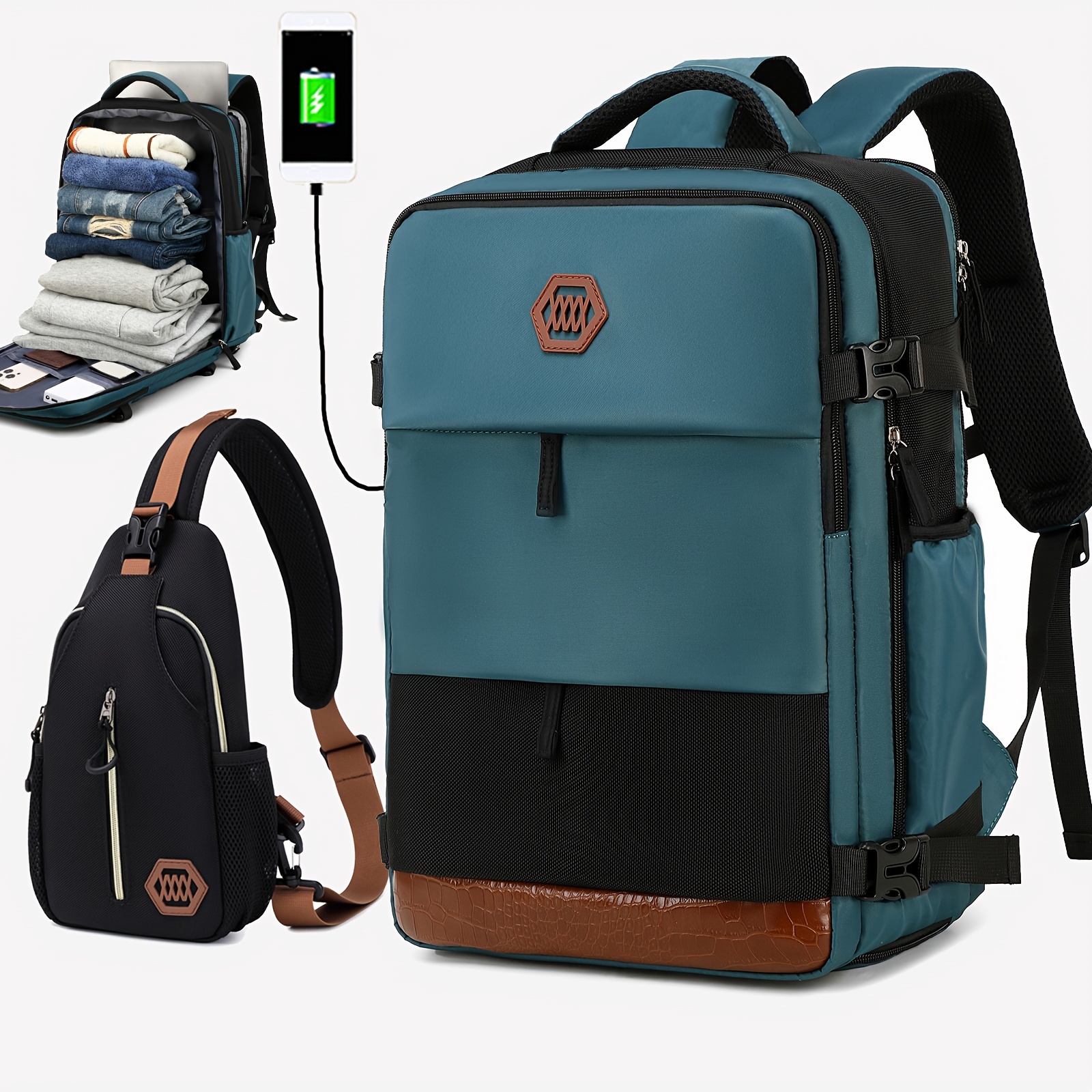Notebook Computer Backpack Airline Approved Business - Temu