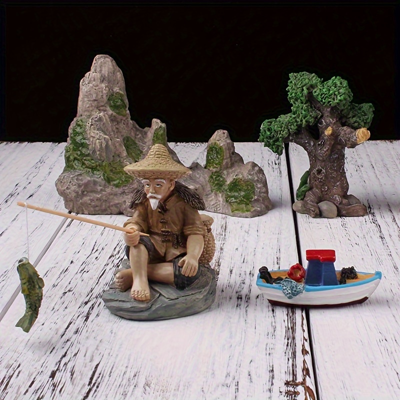 Fisherman Figurines 