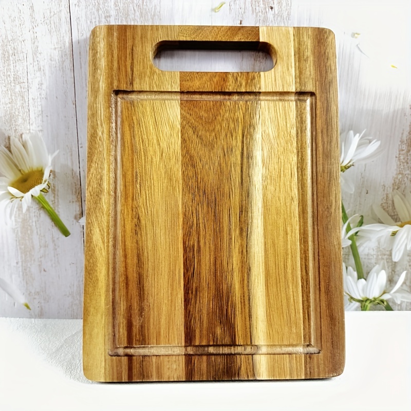 Acacia Wood Cutting Board Small Mini Cheese Board For - Temu