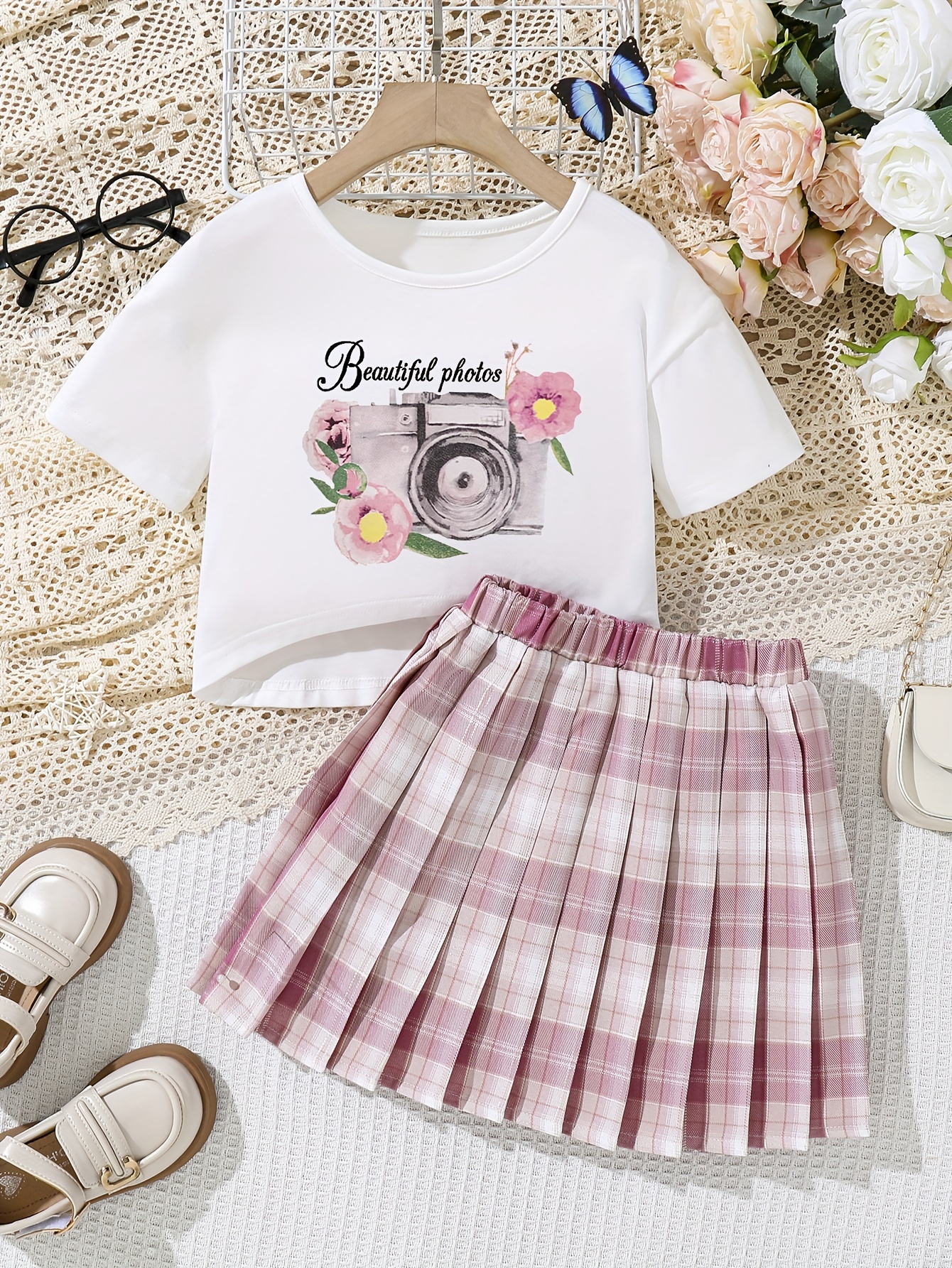 Girls Preppy Clothes - Temu