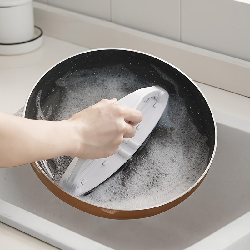 White Cleaning Dish Brush - Temu