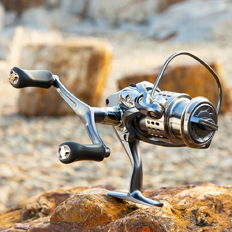 5.7:1 Gear Ratio Fishing Reel Double Rocker Arm Long Casting