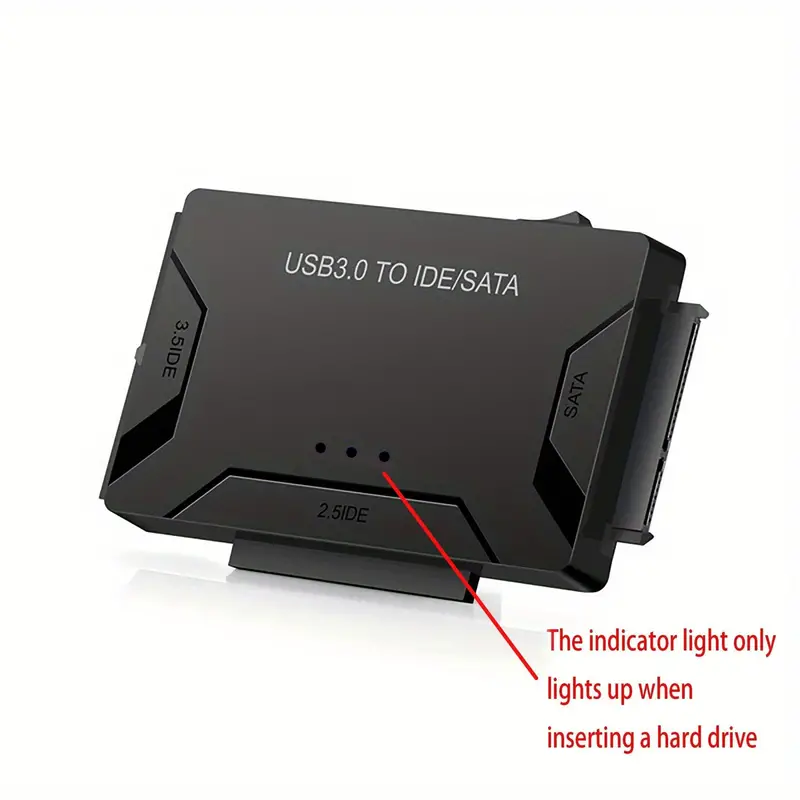 Usb 3.0 To Sata Ide 3 Cable Sata To Usb Adapter Support External Ssd Hdd  Converter Cable Hard Drive For Pc, Macbook - Temu