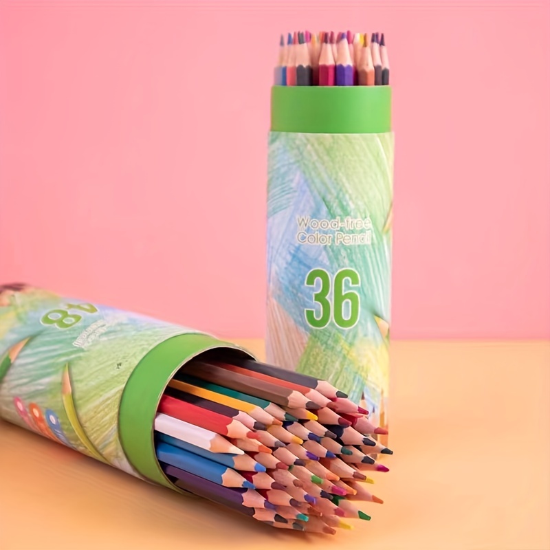 Artist Colored Pencils Set 12 24 Colors Oil based Drawing - Temu