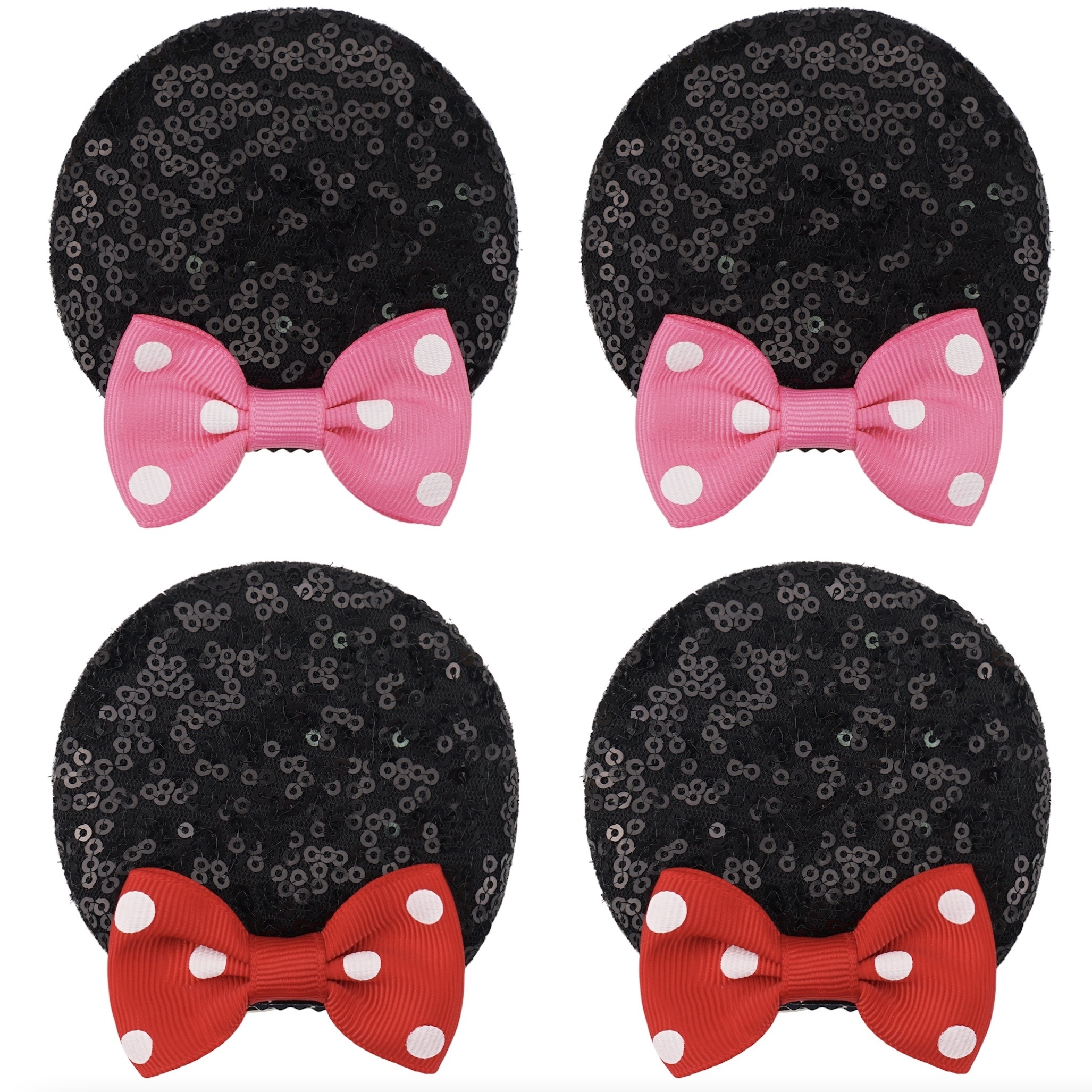 Bandeau Mickey Mouse noir oreilles rondes - bandeau souris Minnie