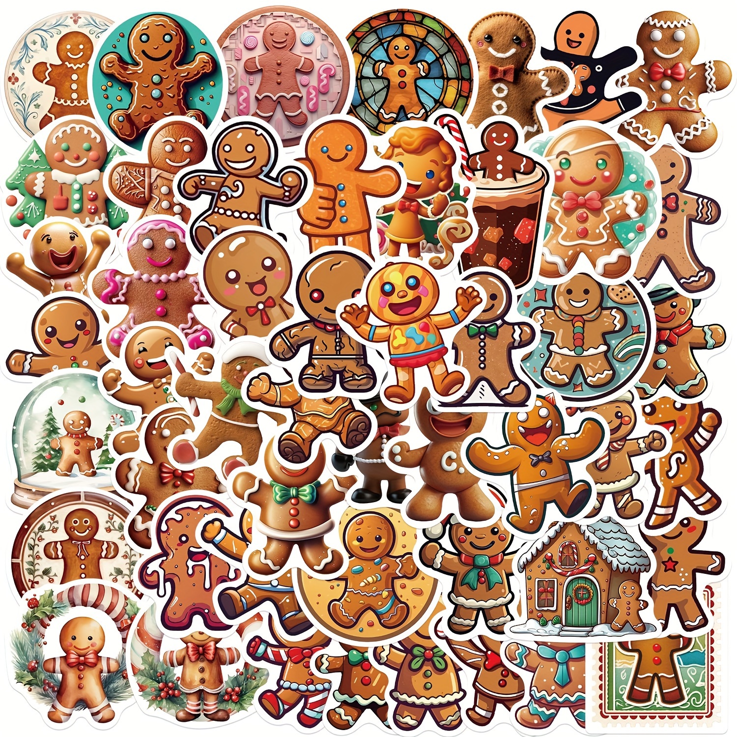 WhatSign Winter Christmas Crafts for Kids 24 Sheets Make a Gingerbread  House Stickers Ornament Crafts DIY Gingerbread House Craft for Kids  Christmas Activities for Kids Christmas Party Favors Supplies 