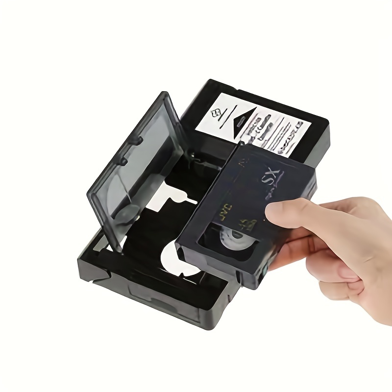 Original Vintage VHS-C Tape Adapter, Convert VHS Tapes To VHS-C Half-size  Video Cassette With This Conversion Box! Not Compatible With 8mm/MiniDV/Hi8