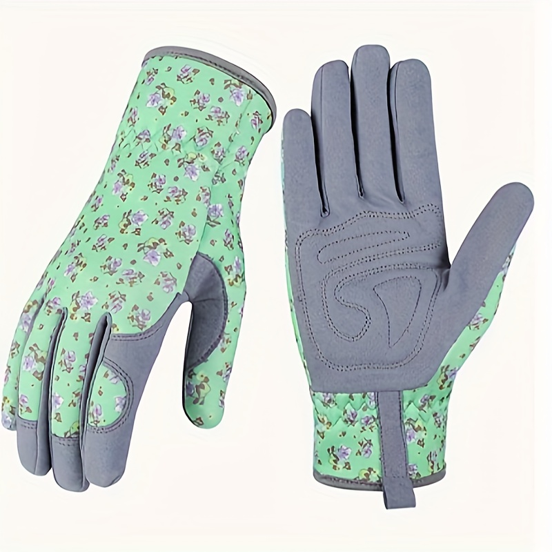 Par de guantes de jardinería para mujer, guantes de trabajo en el jardín  para desmalezar, plantar y excavar Ormromra CPB-US-DYP728-2