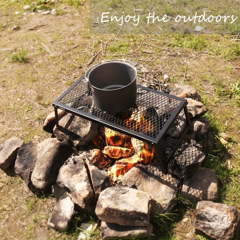Portable Campfire Grill BBQ Rack 63 55 Charcoal Grill Outdoor Cooking