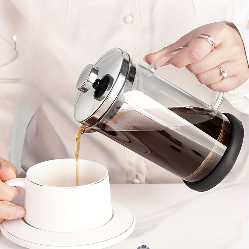 Glass French Press Coffee Maker Heat resistant Glass 3 - Temu