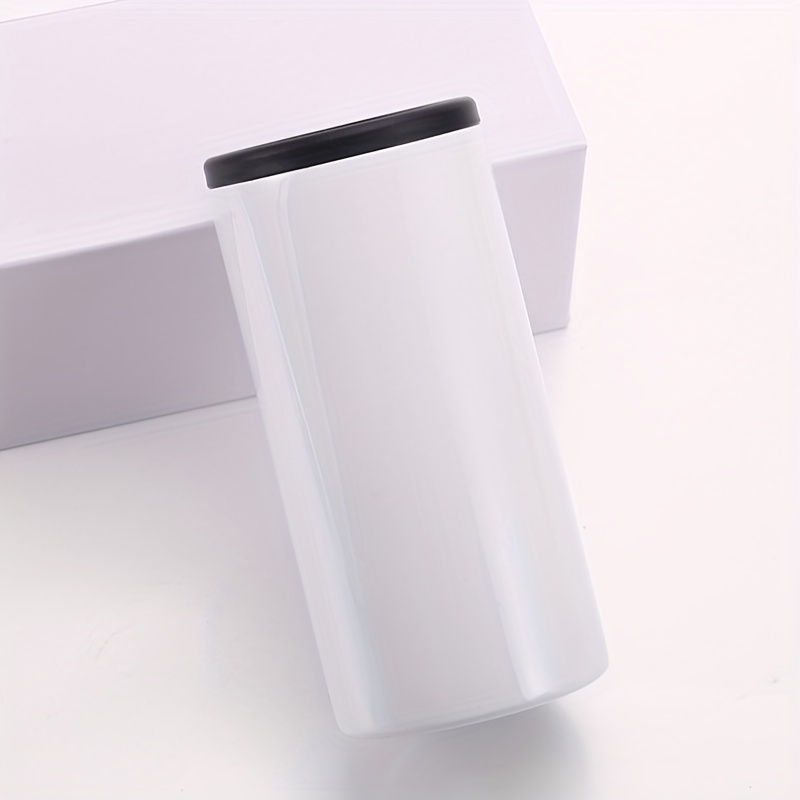 12oz Sublimation Straight Can Cooler Stainless Steel Insulation Cup