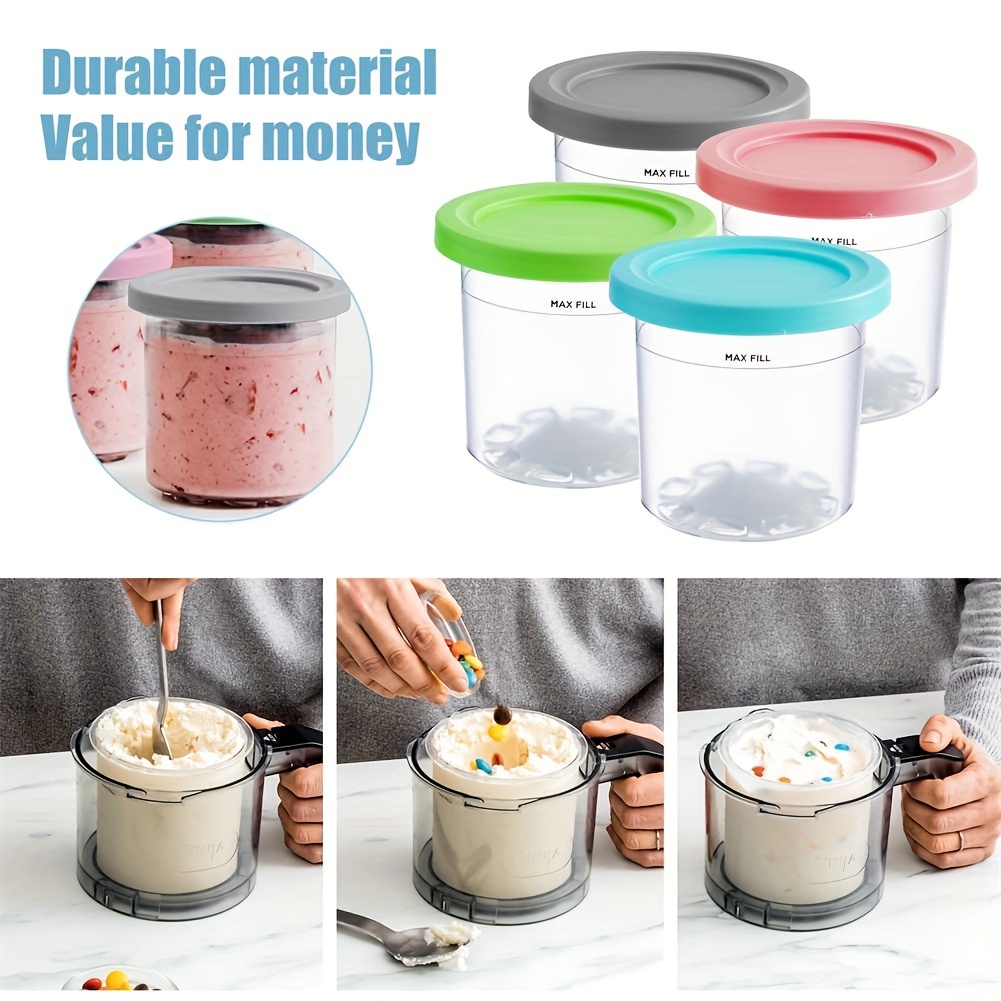 1pc Ice Cream Mold And Storage Containers, Household Ice Cream Cup