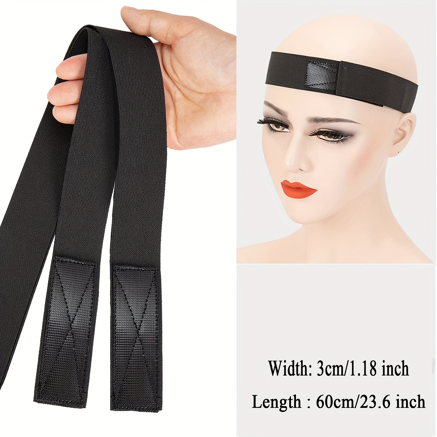Adjustable Elastic Lace Melting Band Wig Edges wig Edge - Temu Republic of  Korea