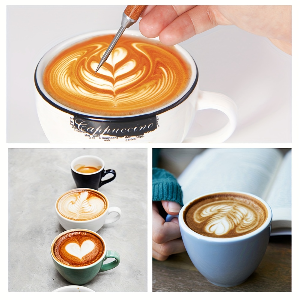 New Stainless Steel High Quality Barista Cafe Coffee Latte Art Pen Paint  Spoon