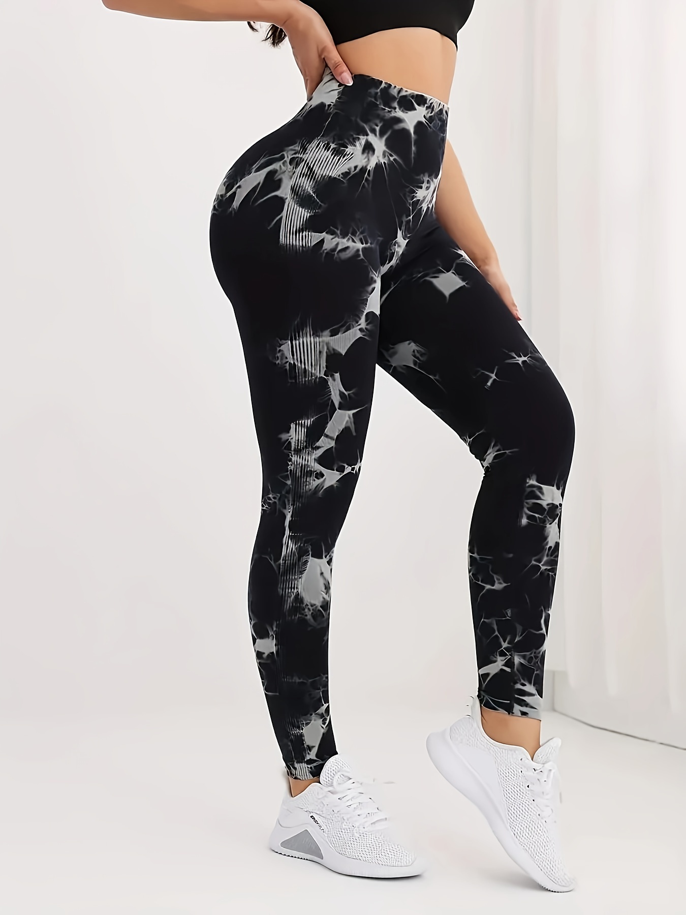 Pantalon de yoga noir avec fesses rembourrées leggings de - Temu Canada