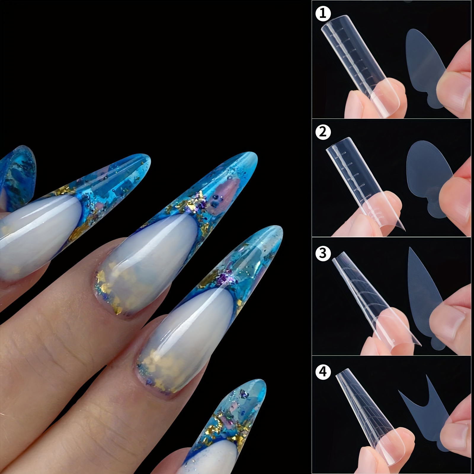 Full Beauty Dual ended 2 Ways Silicone Nail Art Sculpture - Temu