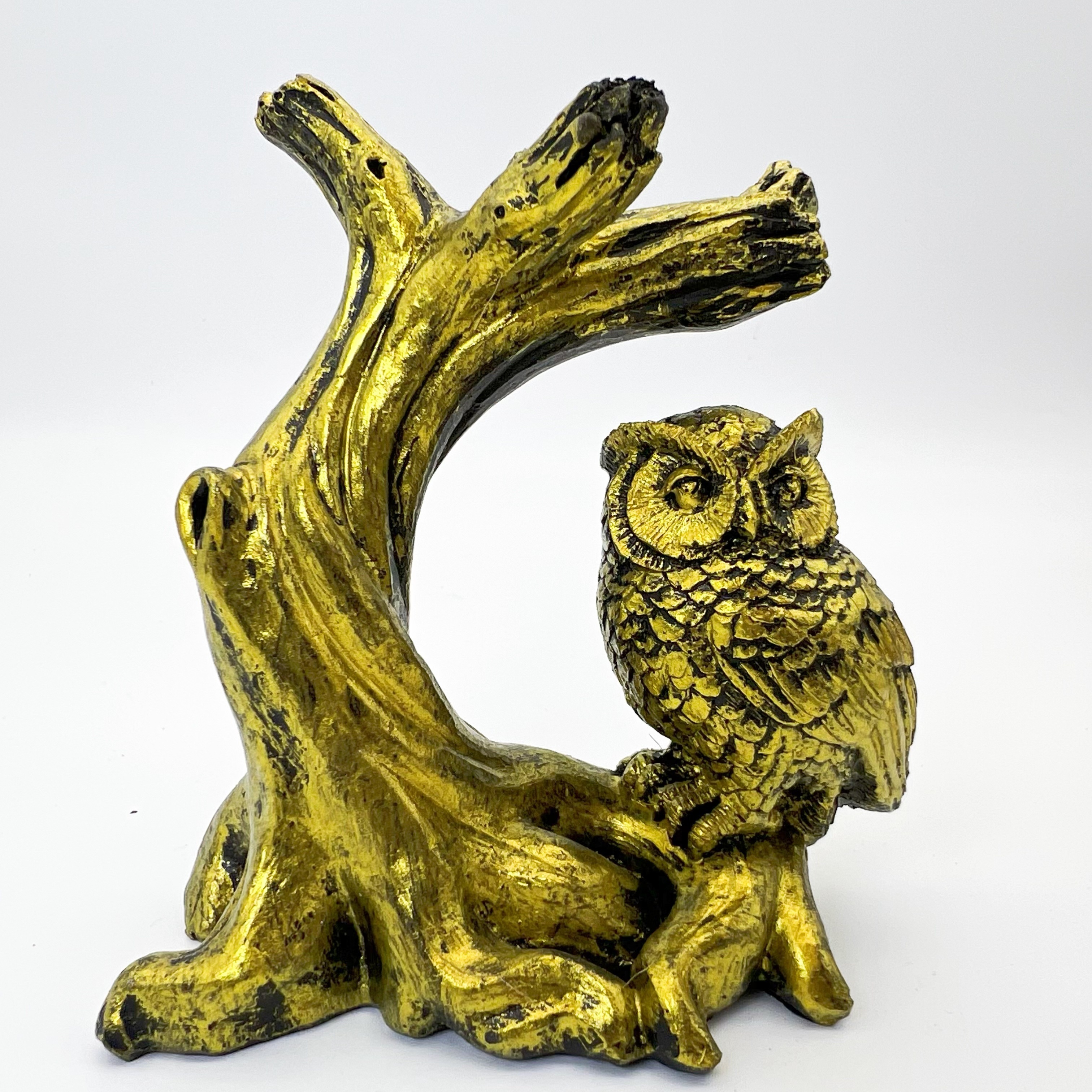 Ancient Tree Owl Crystal Ball Base