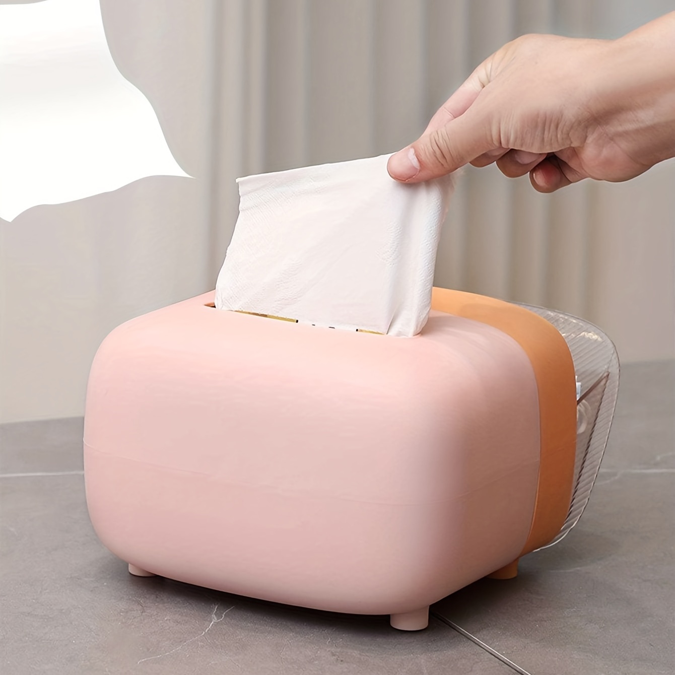 Multifunctional Desktop Storage Box Tissue Box Drawer Paper - Temu