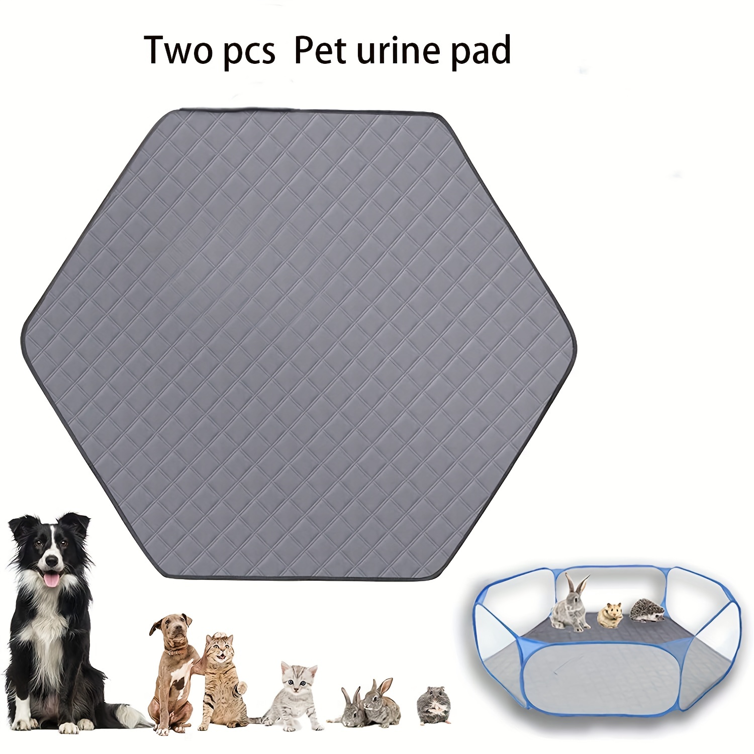 Washable Pet Pee Pads Reusable Absorbent Leak Proof Dog - Temu